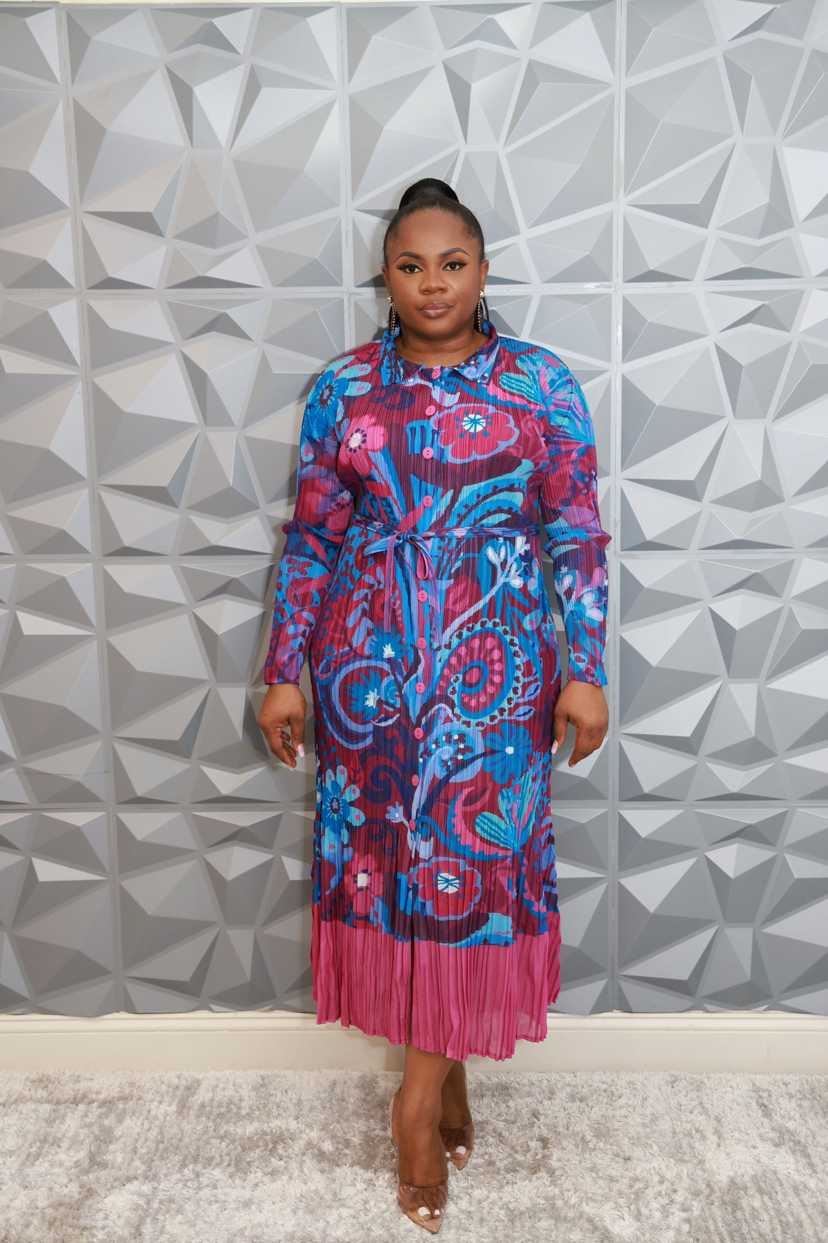 Floral Enchantment Pleat