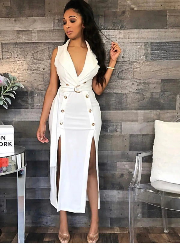 Melody Double Slit Dress